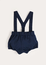 Plain Bloomers with Braces in Navy (6mths-3yrs) Bloomers from Pepa London US