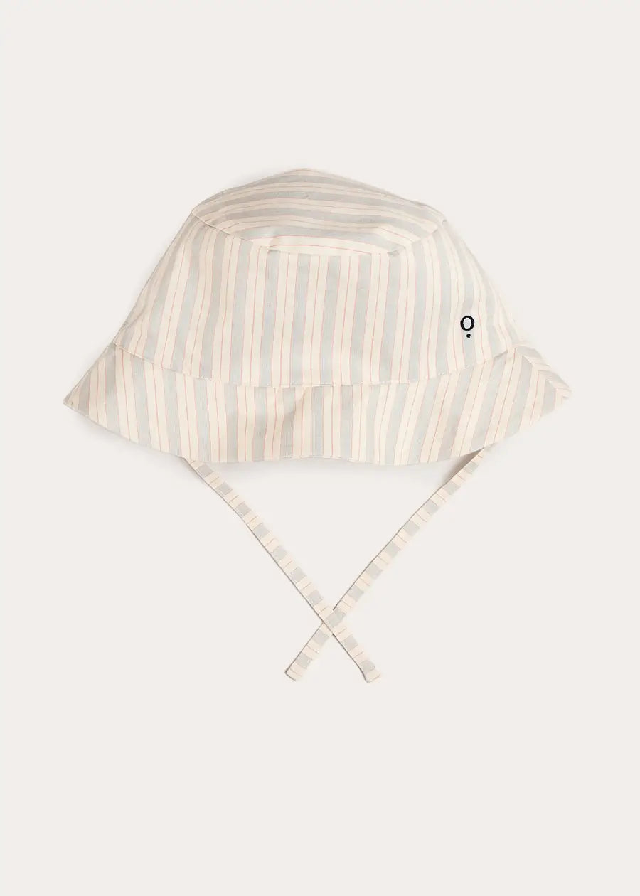 Brompton Striped Sun Hat in Beige (XS-L) ACCESSORIES from Pepa London US