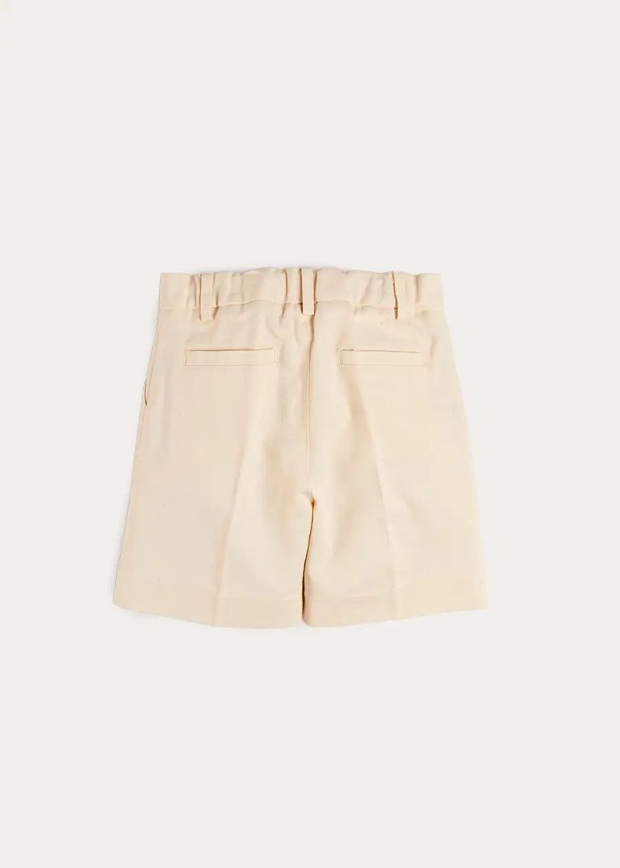 Tailored Shorts in Cream (4-8yrs) SHORTS from Pepa London US