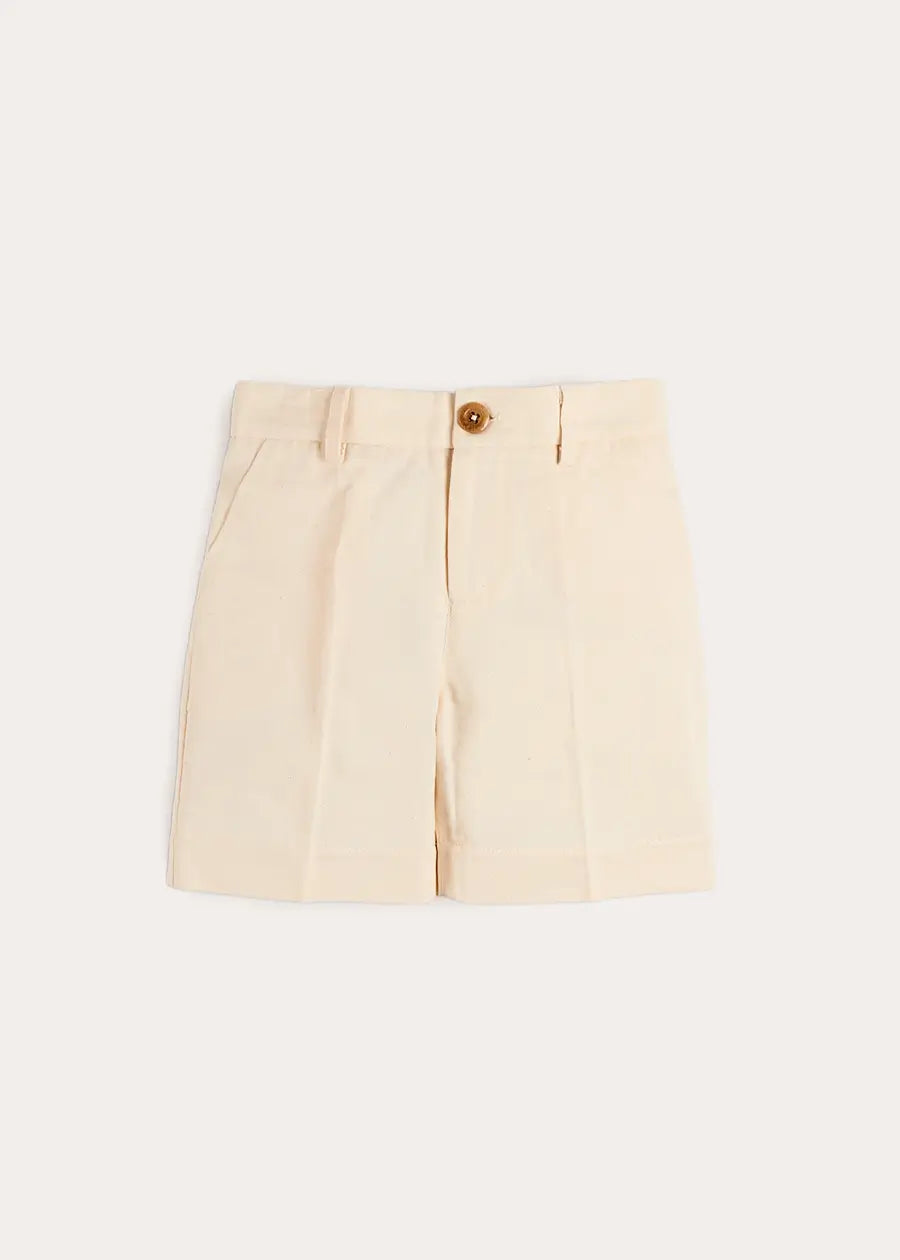 Tailored Shorts in Cream (4-8yrs) SHORTS from Pepa London US