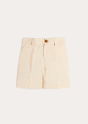 Tailored Shorts in Cream (4-8yrs) SHORTS from Pepa London US