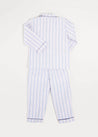 Striped Pyjama Set In Blue (2-10yrs) NIGHTWEAR  from Pepa London US