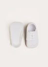 Celebration Lace-up Pram Shoes in White (17-20EU) Shoes  from Pepa London US