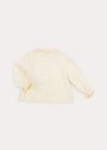 Ditsy Floral Long Sleeve Blouse In Mustard (12mths-10yrs) BLOUSES  from Pepa London US