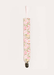 Eloise Floral Print Clip Dummy in Pink Accessories  from Pepa London US