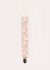 Eloise Floral Print Clip Dummy in Pink Accessories  from Pepa London US