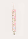 Eloise Floral Print Clip Dummy in Pink Accessories  from Pepa London US