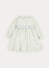 Floral Hand Smocked Long Sleeve Collar Dress In Mustard (12mths-6yrs) DRESSES from Pepa London US