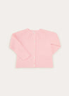 Openwork Cardigan In Pink (6mths-10yrs) KNITWEAR  from Pepa London US