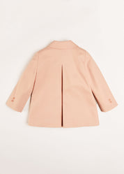 Peter Pan Collar Swing Coat in Pink (18mths-10yrs) Coats  from Pepa London US