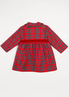 Tartan Bow Front Dress-Gown in Red (2-10yrs) NIGHTWEAR  from Pepa London US