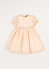 Floral Detail Party Dress In Pink (2-10yrs) DRESSES  from Pepa London US