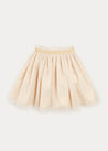 Tulle Glittery Skirt in Gold (18M-10Y) SKIRTS from Pepa London US