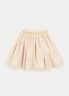 Tulle Glittery Skirt in Gold (18M-10Y)   from Pepa London US