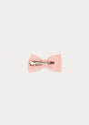 Tulle Small Bow Clip In Rose Pink HAIR ACCESSORIES  from Pepa London US