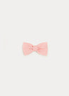 Tulle Small Bow Clip In Rose Pink HAIR ACCESSORIES  from Pepa London US