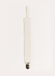 Striped Clip Dummy in Beige ACCESSORIES from Pepa London US