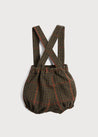 Tweed Bloomers With Braces in Brown (9mths-2yrs) Bloomers from Pepa London US