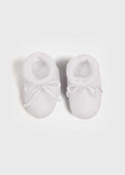 Knitted Booties in White SHOES from Pepa London US