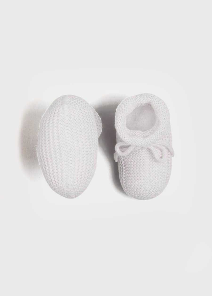 Knitted Booties in White SHOES from Pepa London US