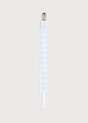 Light Check Dummy Clip in Baby Blue Accessories  from Pepa London US