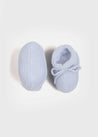 Knitted Booties in Blue Shoes  from Pepa London US