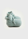 Knitted Booties in Green Shoes  from Pepa London US