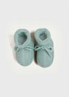 Knitted Booties in Green Shoes  from Pepa London US