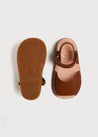 Open Toe Leather Sandals in Brown (17-30EU) Shoes  from Pepa London US