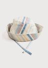 Striped Tie Detail Hat in Multi (S-L) Accessories  from Pepa London US