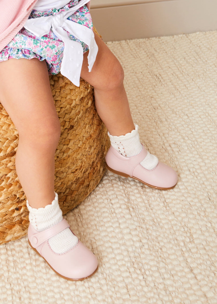 Mary Jane Baby Shoes in Pink (20-26EU) Shoes from Pepa London US
