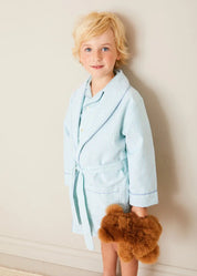 Rochester Striped Dressing Gown in Green (18mths-10yrs) NIGHTWEAR from Pepa London US