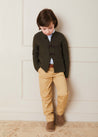 Five pocket Chino Trousers in Beige (4-10yrs) TROUSERS  from Pepa London US