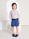 Classic Smart Shorts in French Blue (4-10yrs) Shorts  from Pepa London US