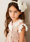Traditional Big Bow Tulle Hairband in Ivory Hair Accessories  from Pepa London US
