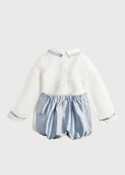 Blue Silk Celebration Set (3mths-4yrs) Sets from Pepa London US