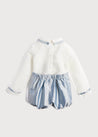 Blue Silk Celebration Set (3mths-4yrs) Sets from Pepa London US