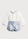 Blue Silk Celebration Set (3mths-4yrs) Sets from Pepa London US