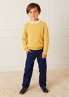 Pocket Detail Chino Trousers in Navy (4-10yrs) Trousers  from Pepa London US