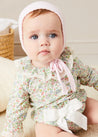 Cordelia Floral Long Sleeve Blouse in Pink Made with Liberty Fabric (1-12m) BLOUSES from Pepa London US