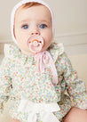 Cordelia Floral Long Sleeve Blouse in Pink Made with Liberty Fabric (1-12m) BLOUSES from Pepa London US