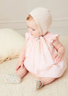 Hand Smocked Sleeveless Dress With Bloomers in Pink (1-12mths) DRESSES from Pepa London US