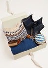 Fair Isle Merino Gift Set in Blue Look  from Pepa London US