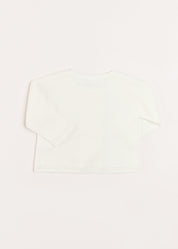 Boys Celebration Cardigan in Ivory (12mths-10yrs) Knitwear  from Pepa London US