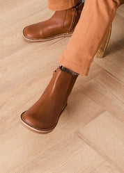 Leather Chelsea Boots In Brown (24-34EU) SHOES from Pepa London US