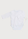 Newborn Side Tie Bodysuit With Rocking Horse Embroidery Beige (1-6mths) Tops & Bodysuits  from Pepa London US