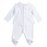 Pink Hand Smocked Cotton Pyjama Set (0-6mths) Nightwear  from Pepa London US