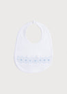 Blue Hand Smocked Bib Accessories  from Pepa London US