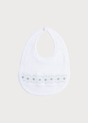 Green Hand Smocked Bib ACCESSORIES from Pepa London US
