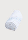 Blue Hand Smocked Towel Accessories  from Pepa London US